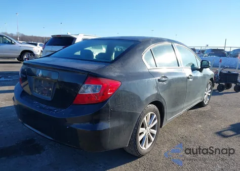 2012 Honda Civic z USA, uszkodzony, nr VIN 2H6FB2F93CH510558